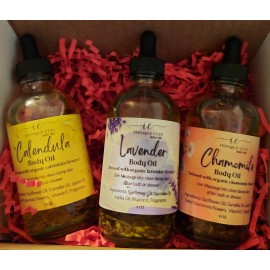 Indique Clix Trio of Tranquility Bundle - Infused Body Oil Gift Set