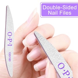 iCovalescent 6 Stück Nagelfeile, Profi Nagelfeile, 100/180 Körnung, für die Kombination von Gelnägeln für Nagelstudio und Zuhause