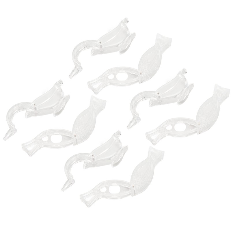 10Pcs Manual Lemon Juicer Transparent Safe Acrylic Fish Bird Shaped
