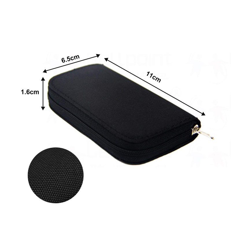 JeoPoom Memory Card Pocket, 22 Slots Suitable For Up To