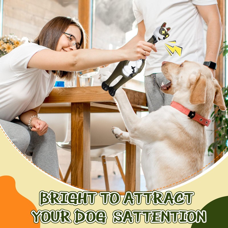 Suilung 8 Pcs Silly Rubber Chicken Screaming Chicken Dog Toy