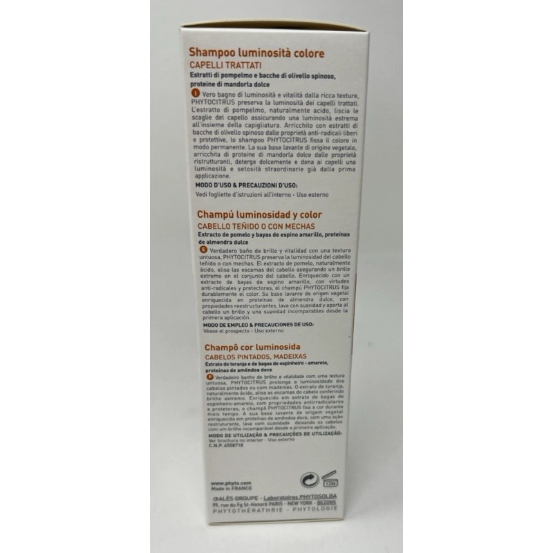 Phyto Paris Color Protect Shampoo For Color Treated Highlighted Hair