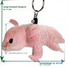 Axolotl Keyring Cuddly Toy Plush Pendant Pink Lurch Rosella, pink