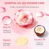 Rose Elixir Body Wash for Women, Moisturizing Essence Shower Gel