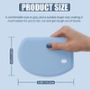 Silicone Dough Scraper with Stainless Steel Sheet, Curved Edge Flexible