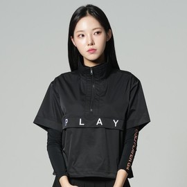 Women's golf wear, short sleeves, half zip-up, anorak, windbreaker / 여성 골프웨어 반팔 반집업 아노락 바람막이