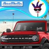 Coolballs Jesterette Car Antenna Topper Decor Accessory - Fits Thin