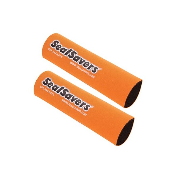 Seal Savers Fork Covers 44-50mm Fork Tube, Short Orange for