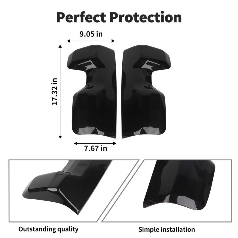 JWWY Tail Light Taillight Rear Light Garnish Cover Trim Fit