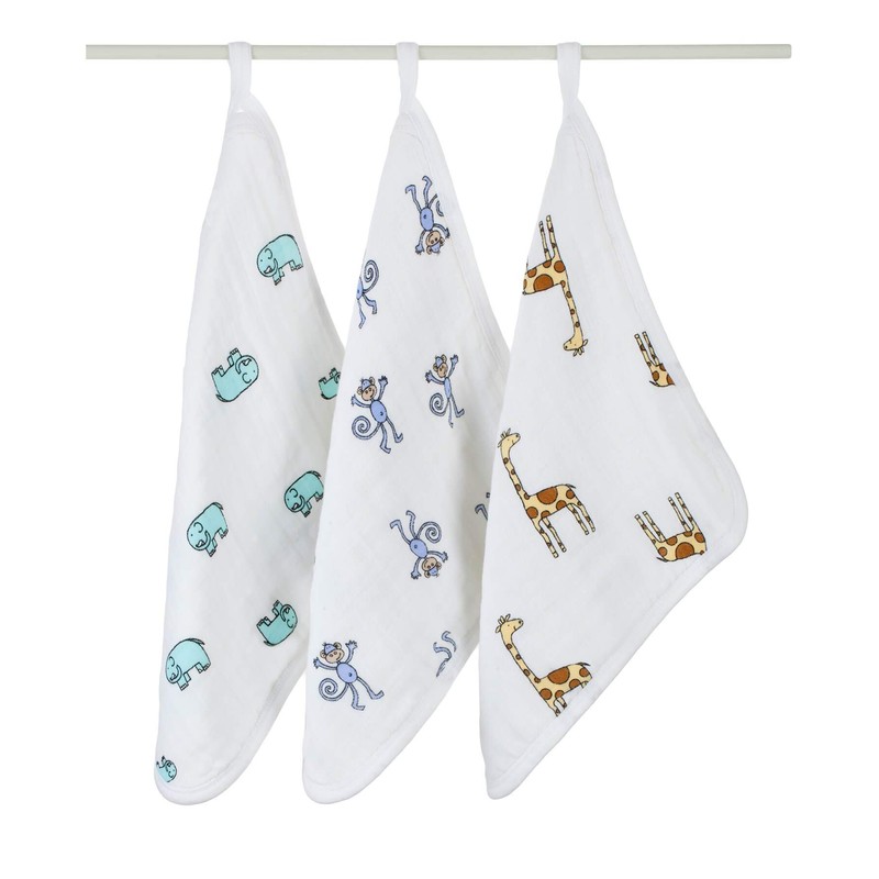 Aden + Anais Washcloth Set, Set of 3