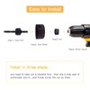 6PCS Hole Saw Kit - Carbon Steel Downlights Holesaw Drill