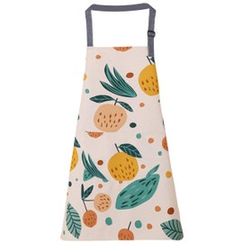 FAIRYGATE Kitchen Apron for Women Men Adjustable Apron Chef Bakers Apron Cooking Apron Cooking Baking Gardening Aprons A5742