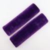 MIRKOO Plush Car Seat Belt Cover Pad, 2-Pack Soft Car