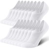 CS CELERSPORT 8 Pairs Mens No Show Socks with Cushion
