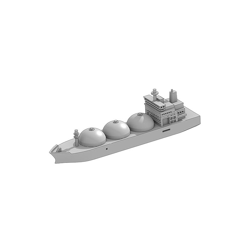 Moderium 1/2500 Ship Model Series LNG Ship A Resin Kit