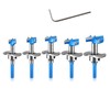 Yuentoen 5 Piece Forstner Drill Bit Set, Adjustable Positioning Drill,