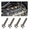 4PCS Ignition Coil Bolt Screws OEM W706175S43,Stainless Steel Automotive Replacement