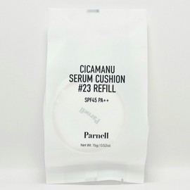 Parnell Panel Cicamanu Serum Cushion 15g (SPF45) Refill 2 Types UV Protection Glowing Skin Panel Cicamanu Serum Cushion 15g Refill No. 21 / 파넬 시카마누 세럼 쿠션 15g(SPF45) 리필 2종 자외선차단 광채피부 파넬 시카마누 세럼 쿠션 15g 리필21호