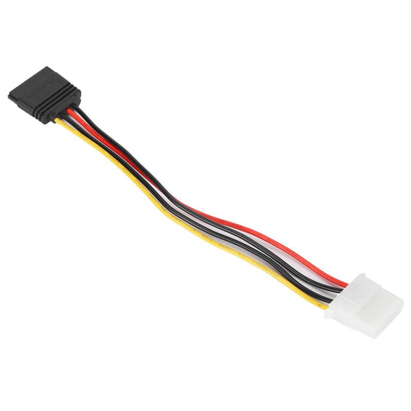 10 Pcs SATA Cables Big 4Pin to 15Pin IDESATA Power