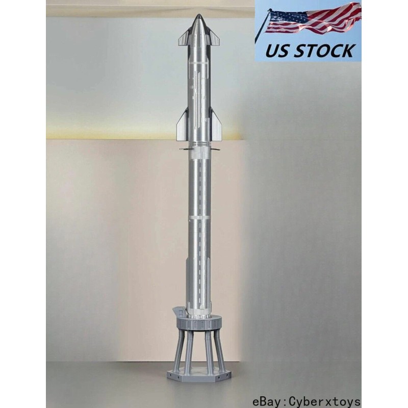 1:200 NASA SpaceX Starship with Super Heavy Booster Rocket Model