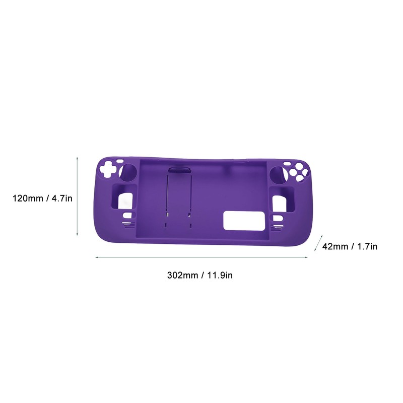 Kickstand Case for Steam Deck Hands Free Full Protection Fingerprint