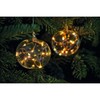Lumix® LED kabellose Christbaumkugel Light Ball M Klar 8cm mundgeblasenes