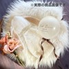 [NANA's shop] Rabbit Ears Hat and Knitting Pattern Overalls, Newborn