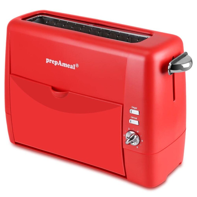 Long Slot Toaster 2 Slice Toaster with 6 Shade Settings,