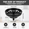 Retisee 2 Pcs Kitchen Sink Stopper Strainer Stainless Steel Drain