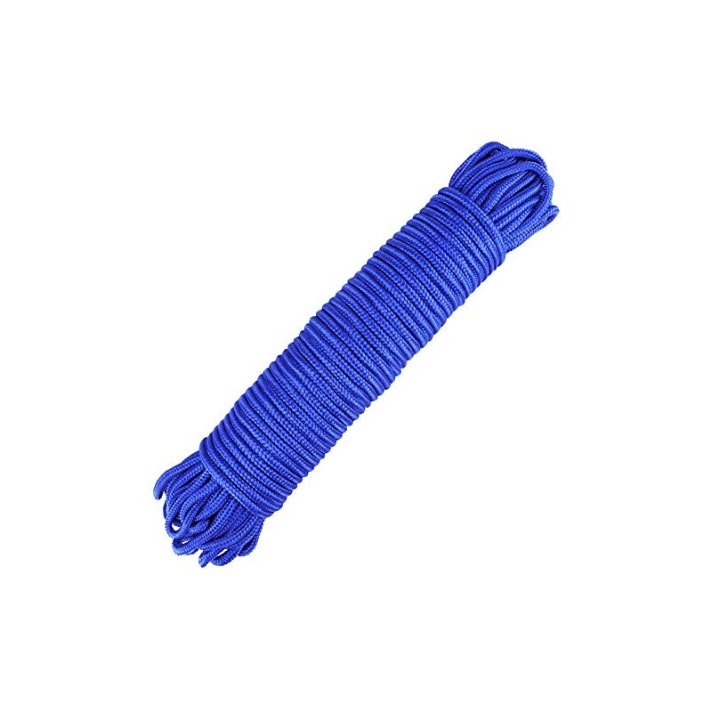 jijAcraft 6MM Royal Blue Nylon Rope: Thick Nylon Washing Line