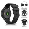 4-Pack Silicone Bands Compatible with Garmin Venu 3/Vivoactive 4/Venu 2/Forerunner