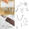 PNYFIL 99 Pcs Silver Plated Jewelry Set for Women -