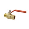 Joywayus Brass Garden Hose Shut Off Valve Full Flow, 3/4"GHT