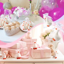 Conelist 16 Sets One Silly Goose Party Favors Silly Goose Candles Baby Shower Party Favors for Guests Little Tealight Candle with Thank Tags for Gender Reveal Wedding