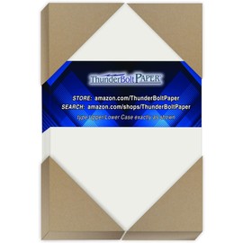 150 Off-White Translucent 17# Thin Sheets - 4.25X5.5 Inches (1/4) Quarter Letter Size - 17 lb/pound Light Weight Fine Quality Paper - Tracing - Light Gray, Not Clear Transparent