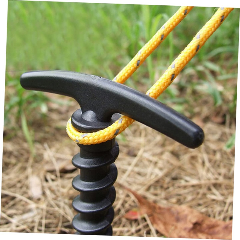 Gatuida 10Pcs Outdoor Tent Stakes Durable High Strength Nylon Pegs