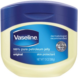 Vaseline Original Petroleum Jelly 13 oz - Hypoallergenic Moisturizer for Dry Skin, Non-Comedogenic Gel