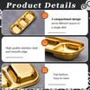 Maxcheck 12 Pcs Soy Sauce Dish Stainless Steel Divided Dip