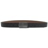 Coach Men's Belt, Outlet Brand, Black, Leather, Plaque Buckle, Cut-to-Size,