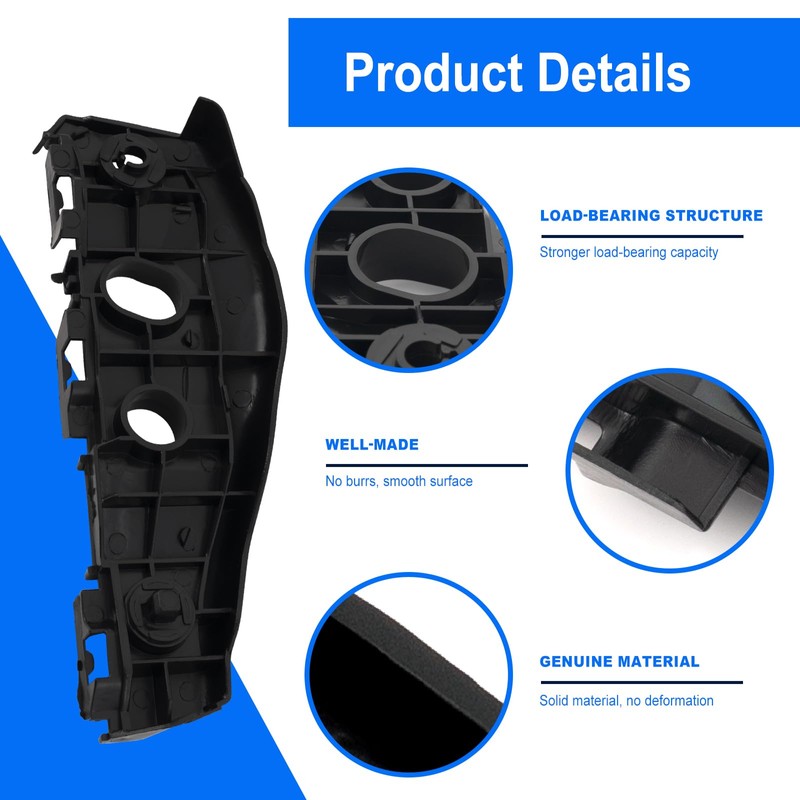 Shelita Front Bumper Cover Bumper Bracket Retainer Set for 2009-2010