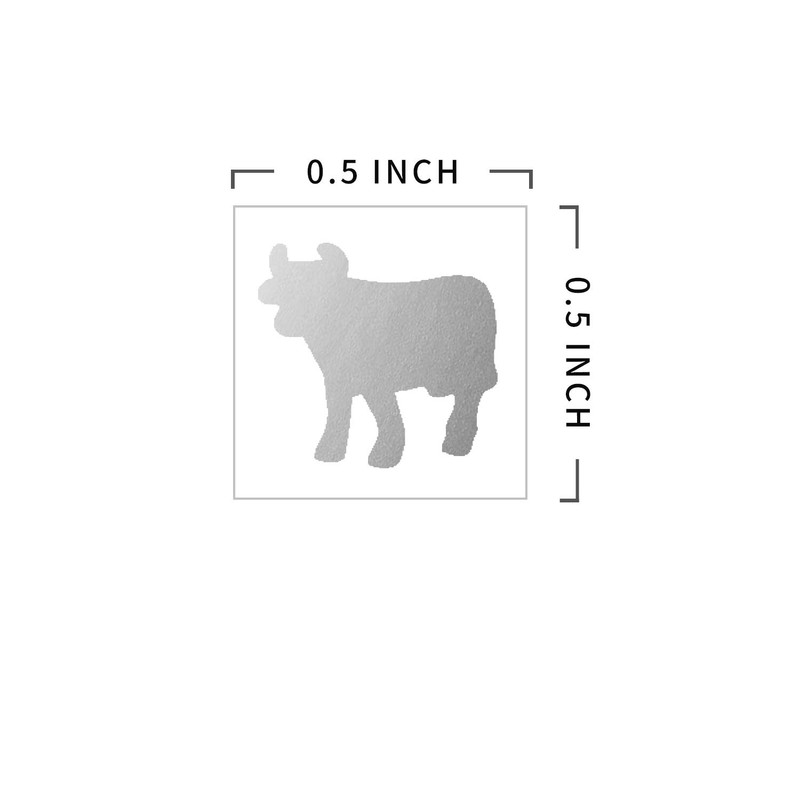 Wedding White Square Meal Choice Stickers for Party Indicator Place