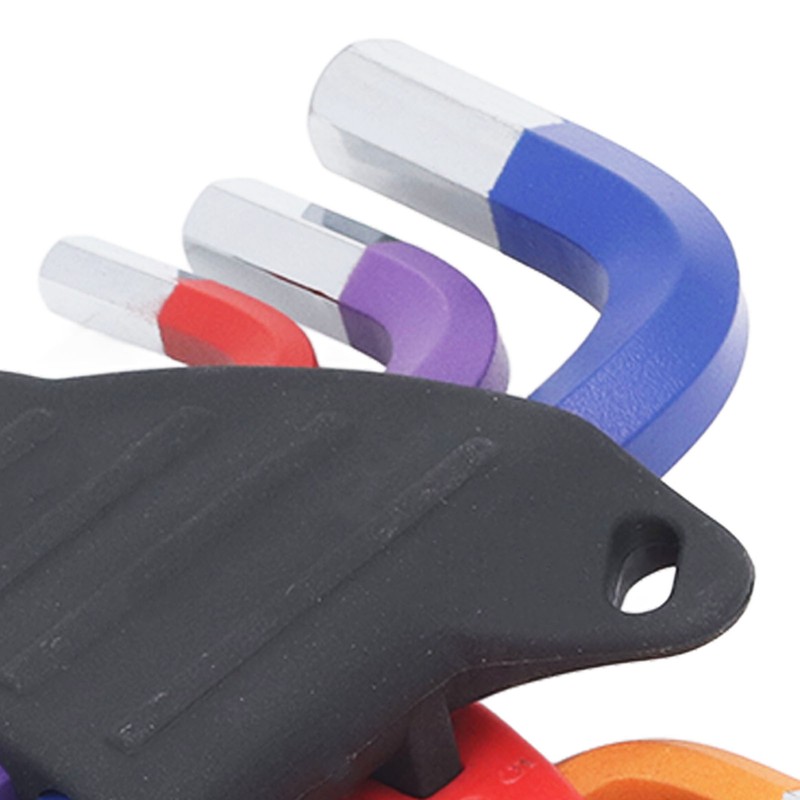 9 Pcs Hex Wrench Set Color Coded Non Slip CR
