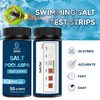 Saltwater Pool Test Strips, 0-8000 ppm, Salt Test Strips Kit