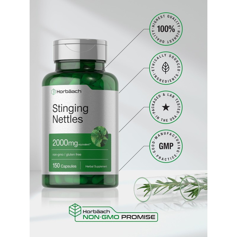 Horb?ach Horb?ach Stinging Nettle Capsules 2000mg | 150 Count |