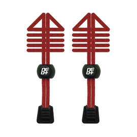 Packs of Elastic Lock Shoelaces For Running & Triathlon - UK SELLER (RED)