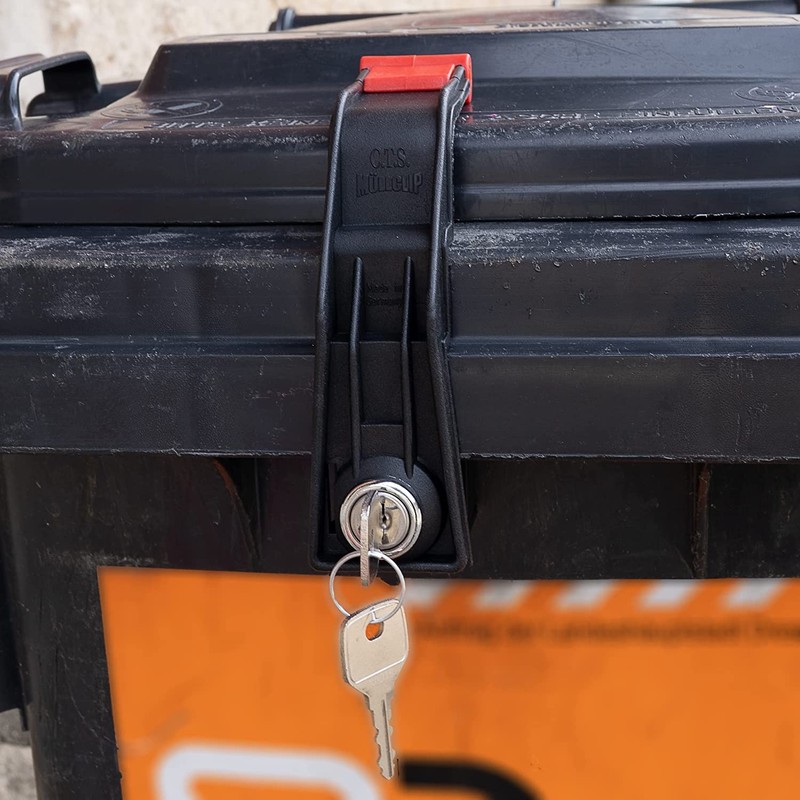 Set of 2 FELGNER Wheelie Bin Lock for Wheelie Bin