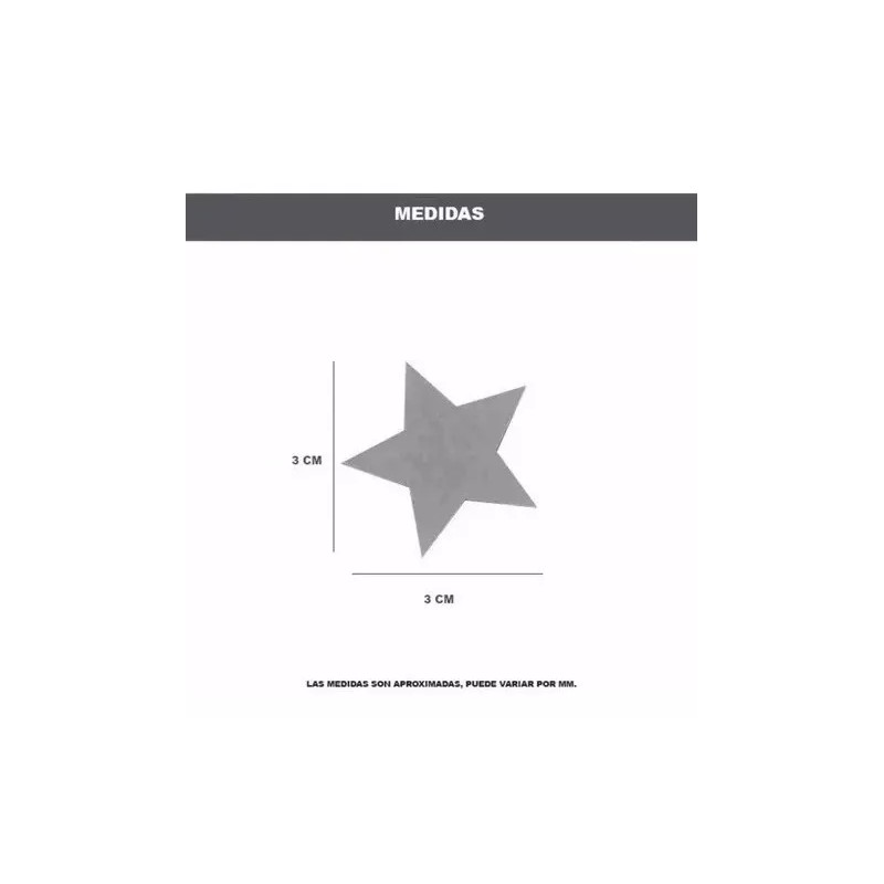 ML Paquete 100 Estrellas Fluorescentes Fosforescente Adorno