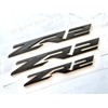 3Pcs Fender Rear ZR2 Emblem 3D Badge Nameplate Letter Decal