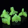 100 Pcs Yellow Fishing Treble Hook Covers Fishing Hook Bonnets