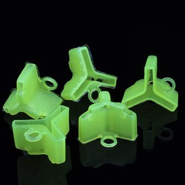 100 Pcs Yellow Fishing Treble Hook Covers Fishing Hook Bonnets Safety Cap Protector Hook Safety Cover Terminal Tackle and Accessories, Hunting and